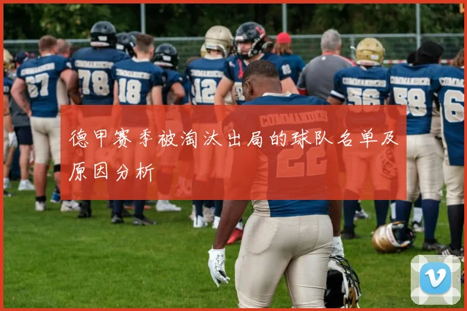 德甲赛季被淘汰出局的球队名单及原因分析